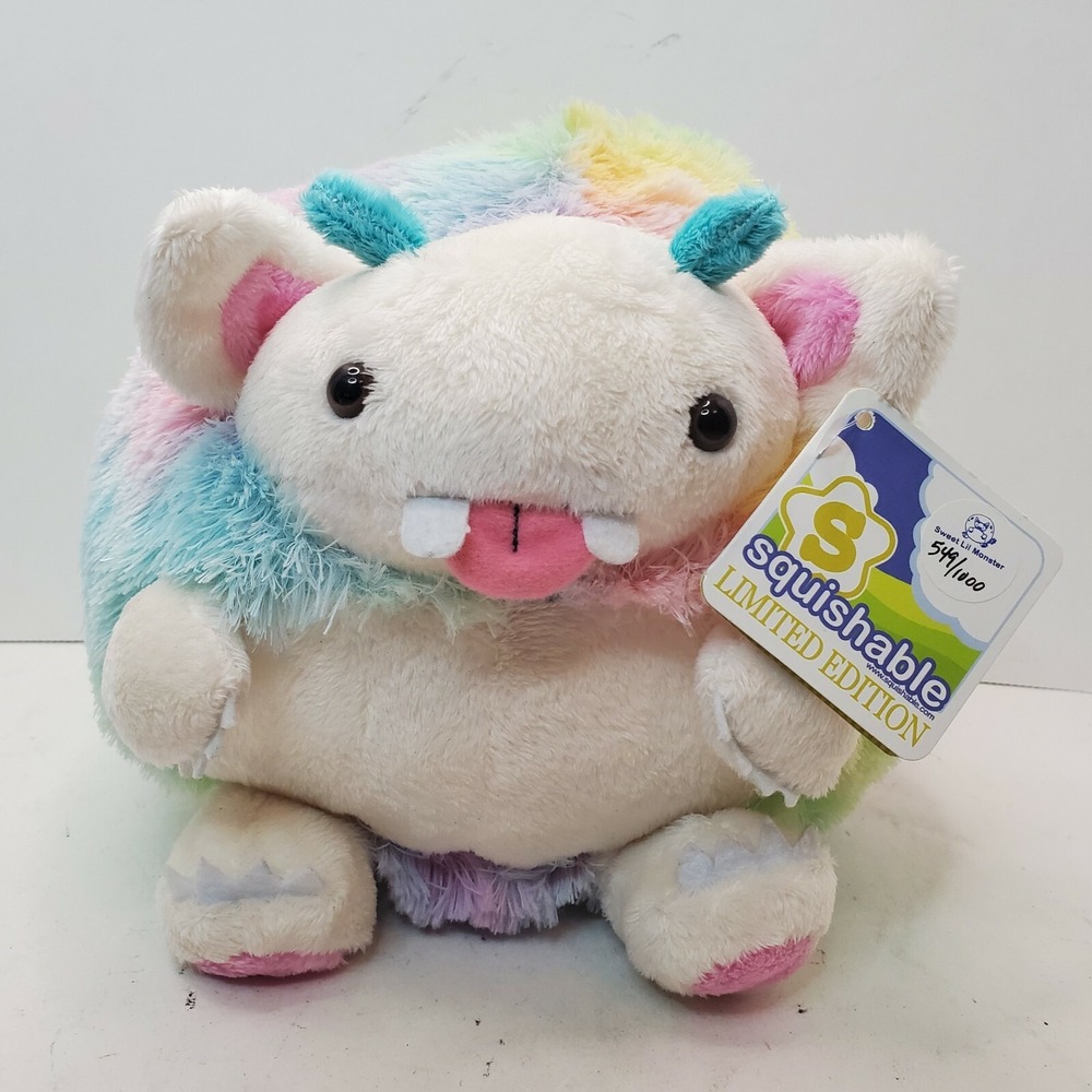 Squishable Sweet Lil Monster Limited Edition (#549/1000) RARE HTF Colorful Plush